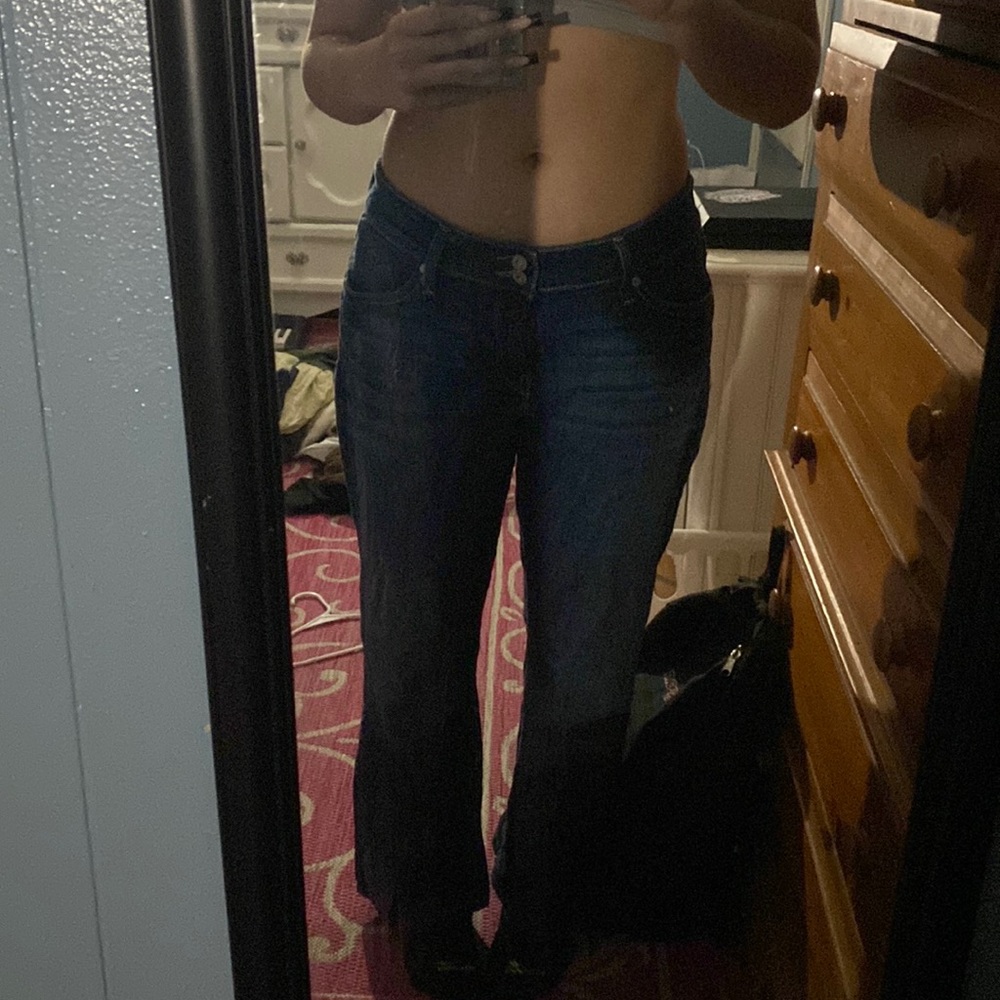 low rise jeans!